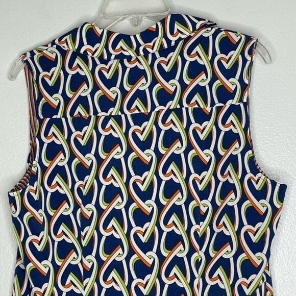 Cabi Women's Amour Interlocking Heart Chain Sheath Dress/Duster Style 5370 - Picture 6 of 12